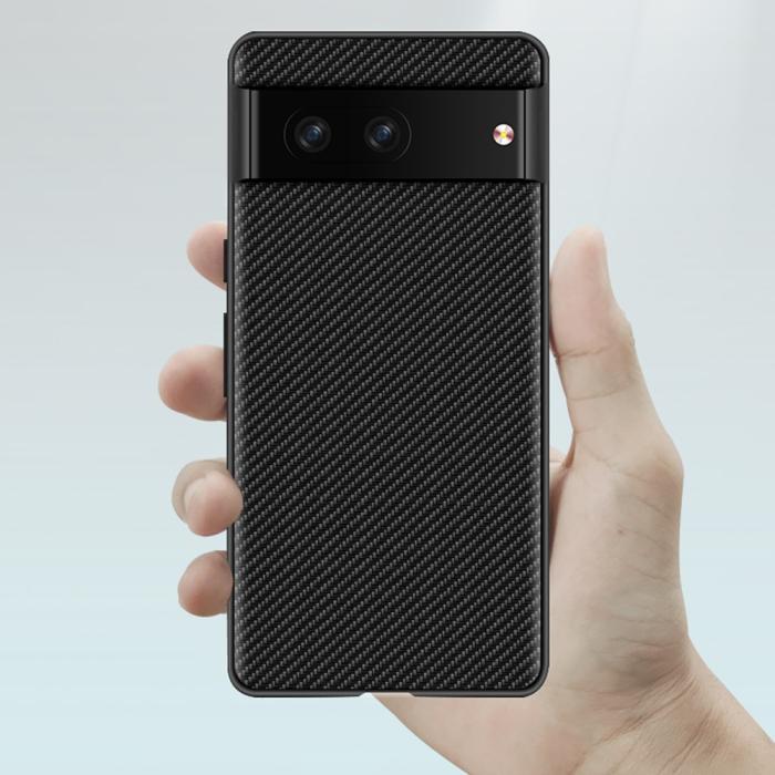 Bild 4,  Google Pixel 7 Skal Kolfiber Textur Svart - Teknikhallen.se