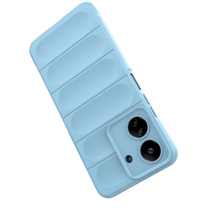 Bild 4,  Xiaomi Redmi 13C 4G Skal Magic Shield Ljus Blå - Teknikhallen.se