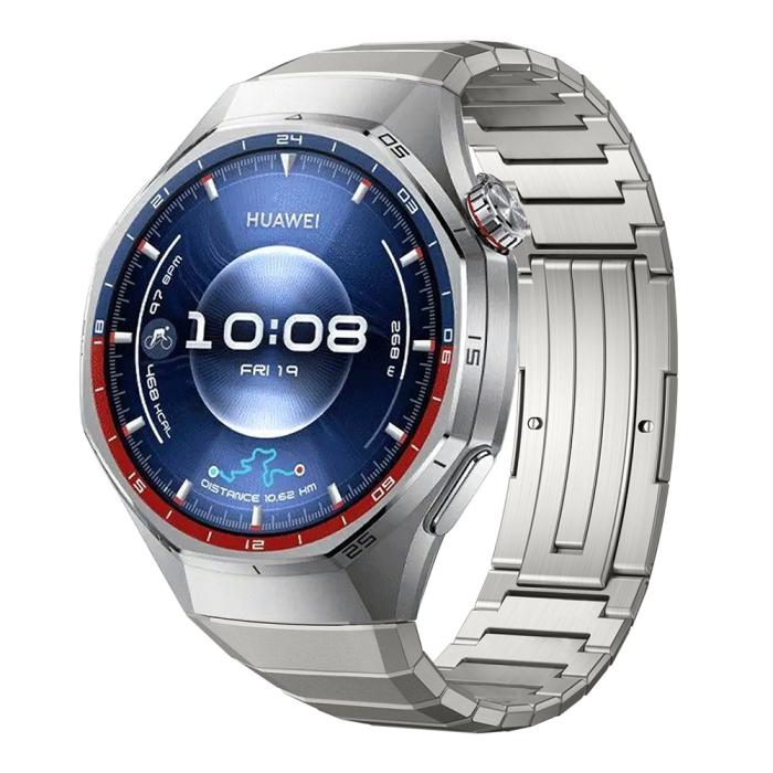 Bild 2,  Huawei Watch GT 6 Pro 46 mm Armband Rostfritt Stål Titanium - Teknikhallen.se
