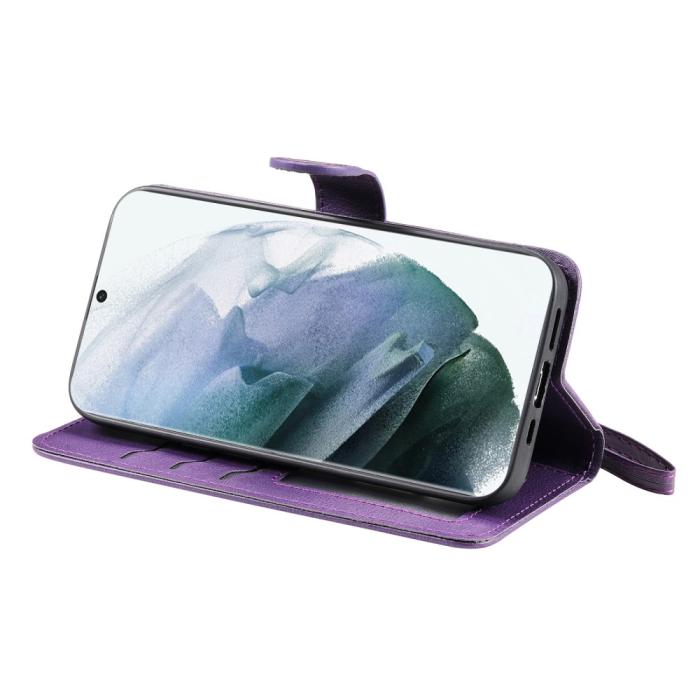 Bild 6,  Samsung Galaxy S22 Ultra Fodral 2in1 Magnet Lila - Teknikhallen.se