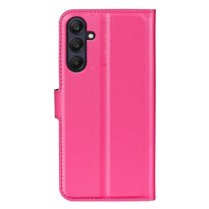 Bild 6,  Samsung Galaxy A16 / A26 5G Fodral Litchi Läder Textur Rosa - Teknikhallen.se