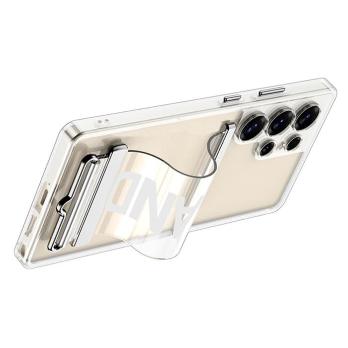 Bild 2, GKK GKK Galaxy S25 Ultra Skal Med Strap Transparent / Svart - Teknikhallen.se