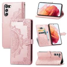  Samsung Galaxy S21 FE Fodral Mandala Flower Ros&eacute;guld - Teknikhallen.se