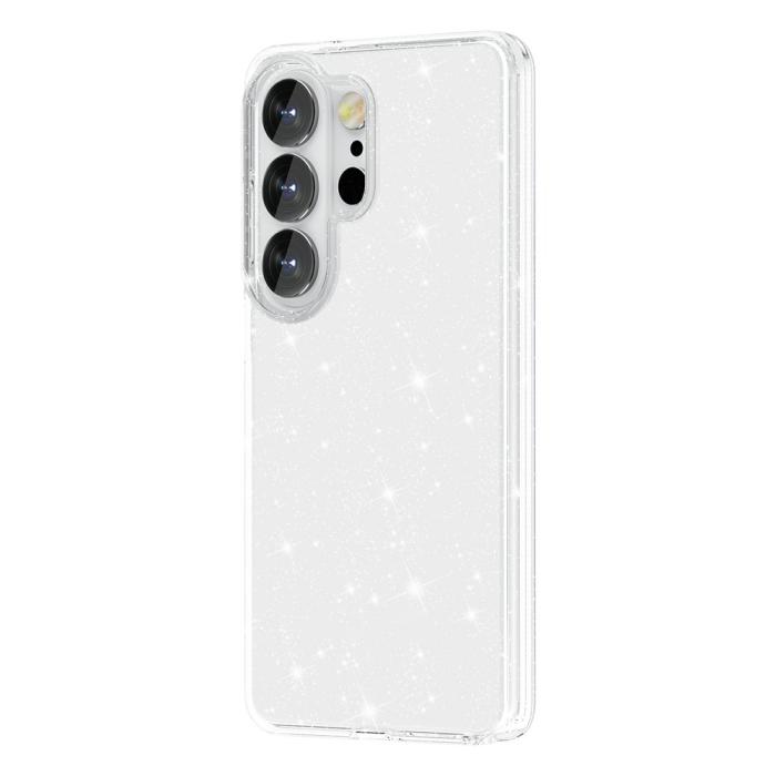 Bild 3,  Samsung Galaxy S26 Ultra Skal Glitter TPU Vit - Teknikhallen.se