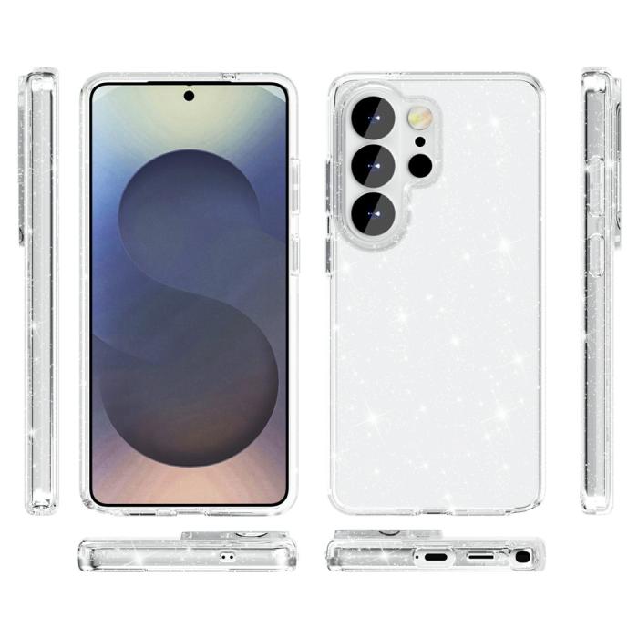 Bild 5,  Samsung Galaxy S26 Ultra Skal Glitter TPU Vit - Teknikhallen.se