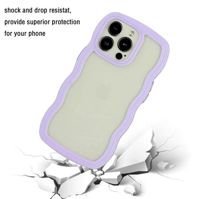 Bild 3,  iPhone 14 Pro Skal Wavy Hybrid Lila - Teknikhallen.se