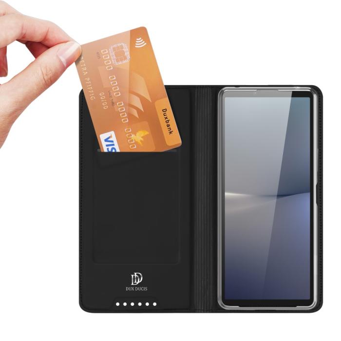 Bild 2, DUX DUCIS DUX DUCIS Sony Xperia 10 VI Fodral Skin Pro Svart - Teknikhallen.se