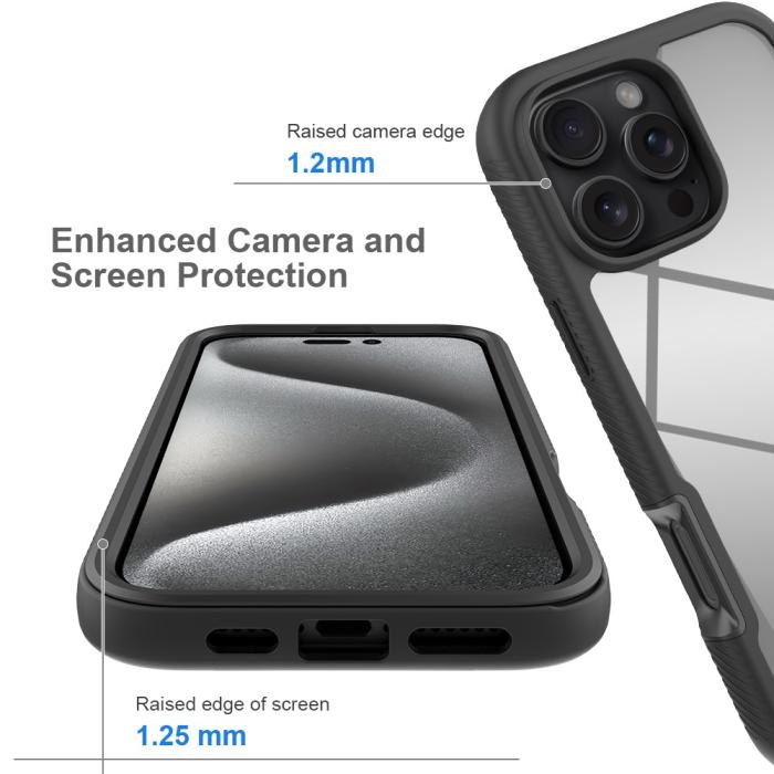 Bild 3,  iPhone 16 Pro Max Skal MagSafe 360 Hybrid Defence Svart - Teknikhallen.se