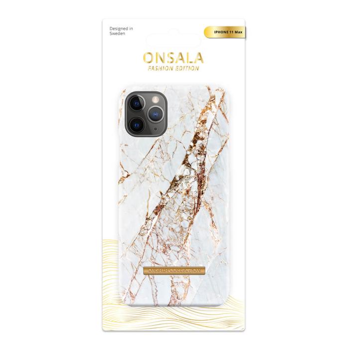 Bild 2, Onsala ONSALA iPhone 11 Pro Max Mobilskal Soft White Rhino Marble - Teknikhallen.se