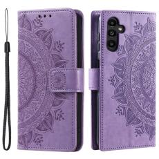  Samsung Galaxy S24 Fodral Mandala L&auml;der Lila - Teknikhallen.se