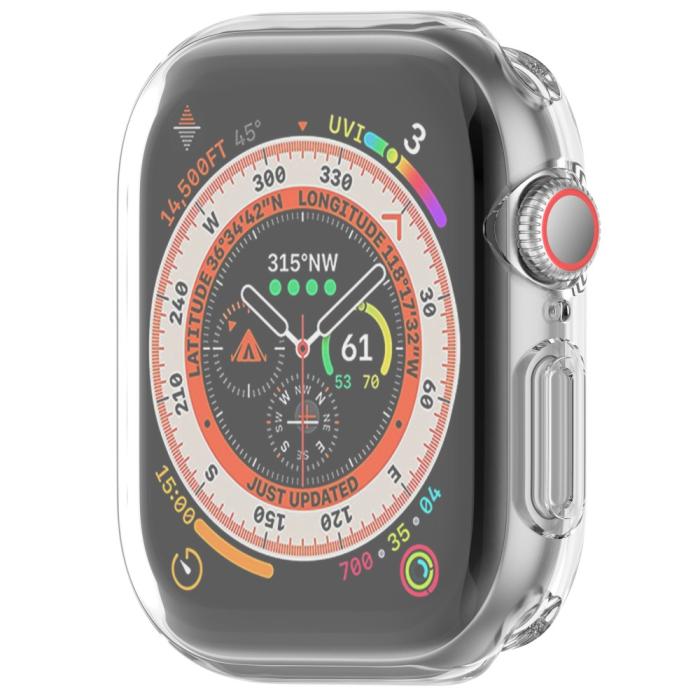 Bild 5,  Apple Watch 10 42 mm Skal Heltäckande TPU Transparent - Teknikhallen.se