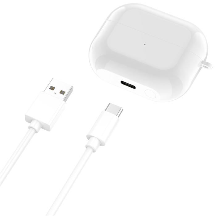 Bild 4,  Samsung Galaxy Buds 3 Trådlöst Laddningsfodral Vit - Teknikhallen.se