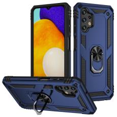  Samsung Galaxy A13 4G Skal Shockproof Ring Armor Bl&aring; - Teknikhallen.se