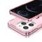  iPhone 14 Pro Max Skal Shockproof Semi Transparent Rosa - Teknikhallen.se