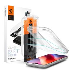 Spigen Spigen iPhone 18 Pro/17/17 Pro/16 Pro 2-PACK Sk&auml;rmskydd Glas.tR Pro HD 'Ez Fit' - Teknikhallen.se