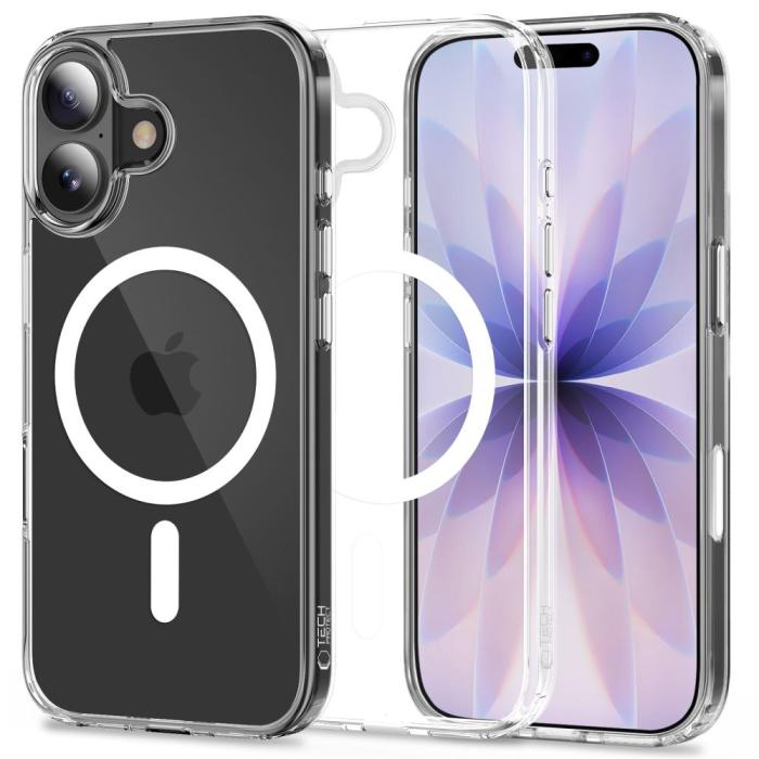 Bild 6, Tech-Protect Tech-Protect iPhone 17 Skal MagSafe FlexAir Hybrid Clear - Teknikhallen.se