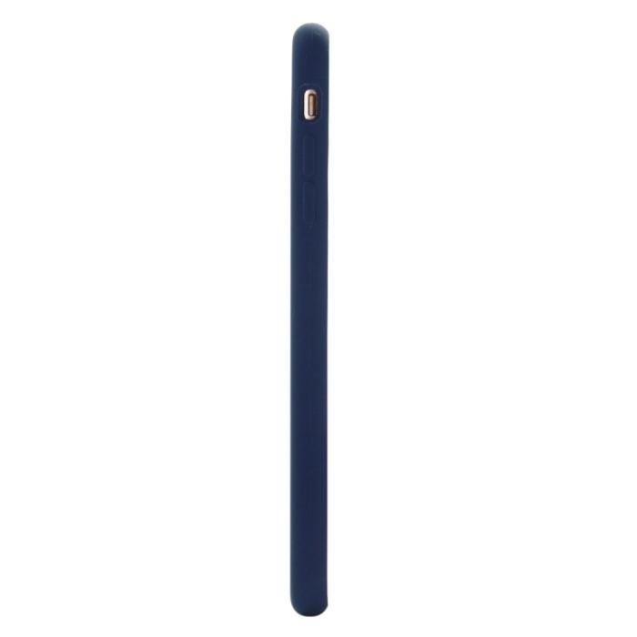 Bild 4,  iPhone 7/8/SE Skal Liquid Silikon Mörk Blå - Teknikhallen.se