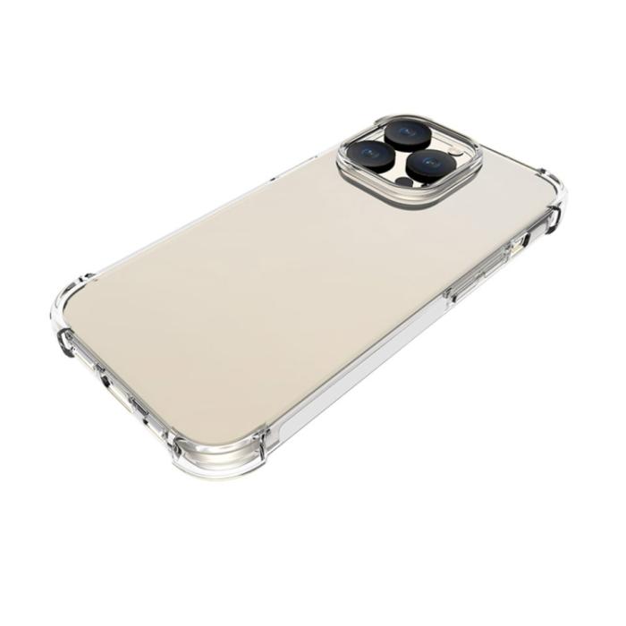 Bild 5,  iPhone 15 Pro Skal Shockproof TPU Transparent - Teknikhallen.se