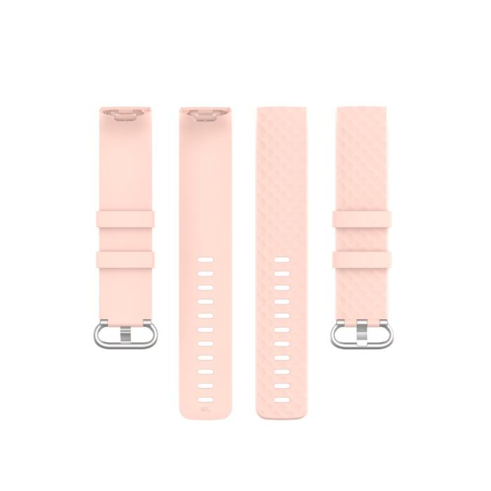 Bild 4,  Armband Fitbit Charge 3 / 4 Ljus Rosa - Teknikhallen.se
