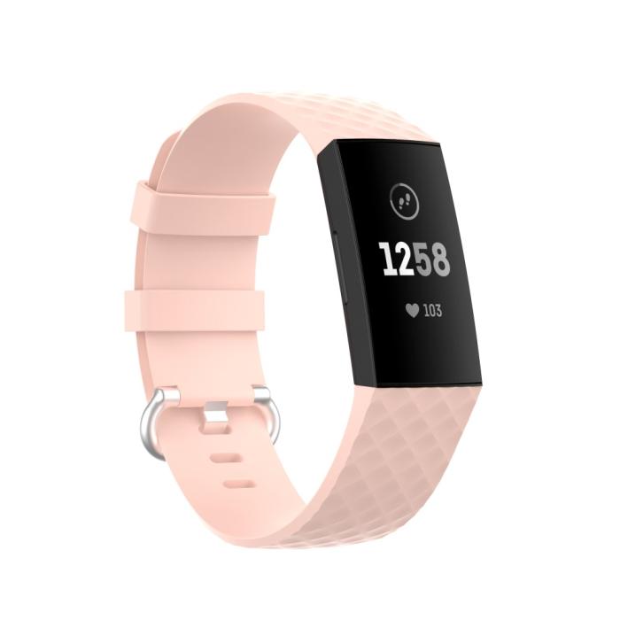 Bild 5,  Armband Fitbit Charge 3 / 4 Ljus Rosa - Teknikhallen.se
