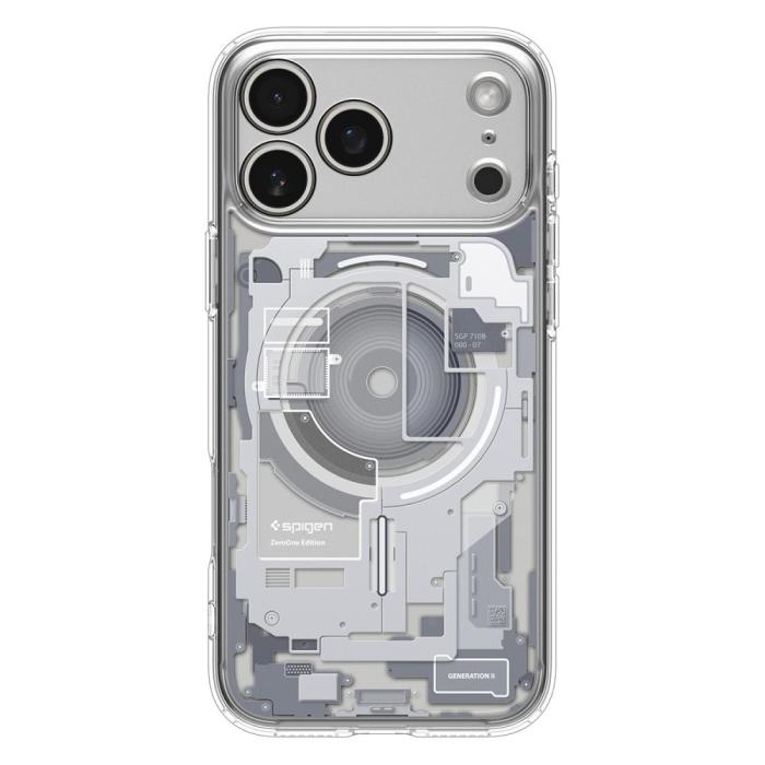 Bild 2, Spigen Spigen iPhone 17 Pro Skal MagSafe Ultra Hybrid Zero One Vit - Teknikhallen.se