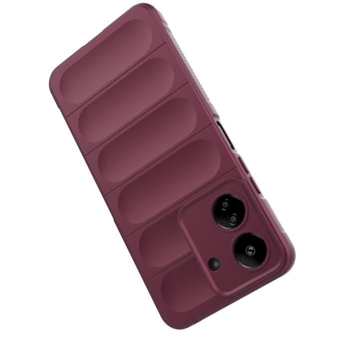 Bild 4,  Xiaomi Redmi 13C 4G Skal Magic Shield Vinröd - Teknikhallen.se
