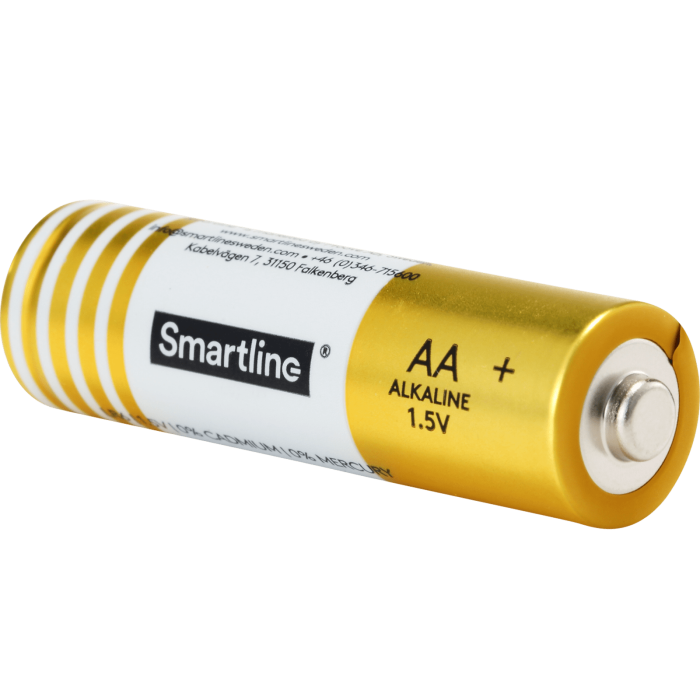 Bild 2, Smartline Smartline Alkaliskt Batteri AA LR6 1.5V 4-pack - Teknikhallen.se
