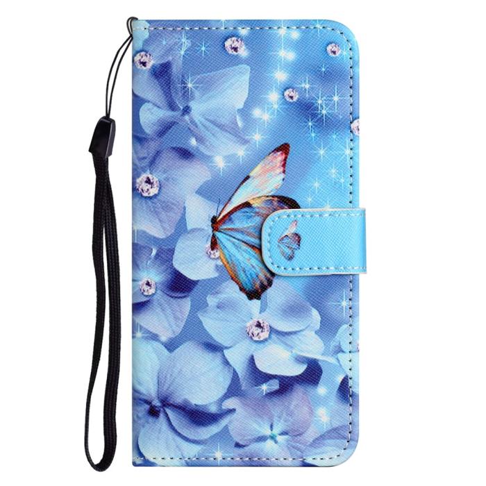 Bild 4,  Motorola Moto G86 Power/G86 5G Fodral Blommor / Fjäril - Teknikhallen.se