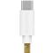 Smartline Smartline 2m USB-C - Lightning MFi Fuzzy Laddningskabel Sand - Teknikhallen.se