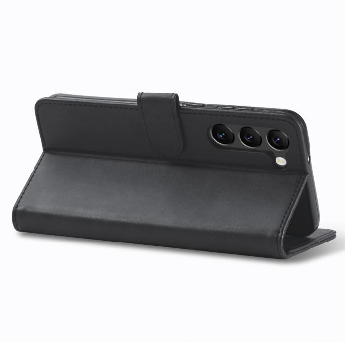 Bild 4, LC.IMEEKE LC.IMEEKE Samsung Galaxy S24 Fodral Läder Svart - Teknikhallen.se