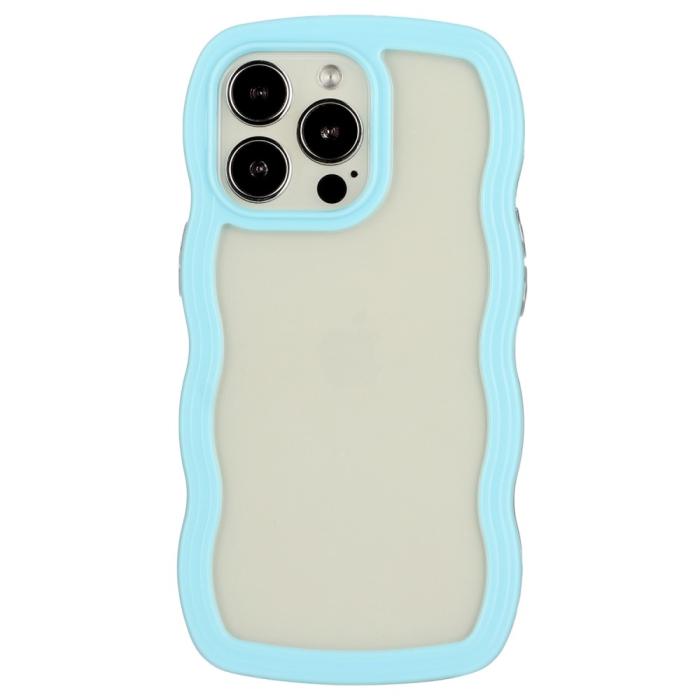 Bild 2,  iPhone 14 Pro Skal Wavy Hybrid Blå - Teknikhallen.se