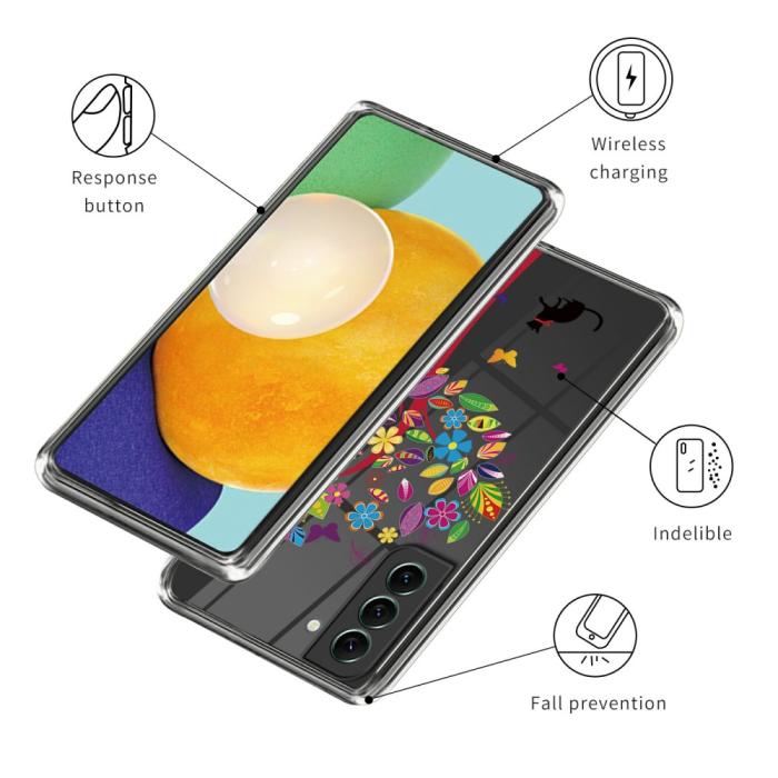 Bild 3,  Samsung Galaxy S24 Plus Skal Med Tryck Blommigt Träd - Teknikhallen.se