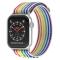 ColorPop Apple Watch 42/44/45/49 mm Armband Alpine Pro Loop White Rainbow - Teknikhallen.se