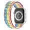 ColorPop Apple Watch 42/44/45/49 mm Armband Alpine Pro Loop White Rainbow - Teknikhallen.se