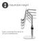 DESIRE2 DESIRE2 Headrest Pro Stand For headphone and phone silver - Teknikhallen.se