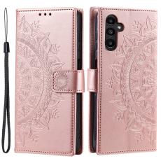  Samsung Galaxy S24 Fodral Mandala L&auml;der Ros&eacute;guld - Teknikhallen.se