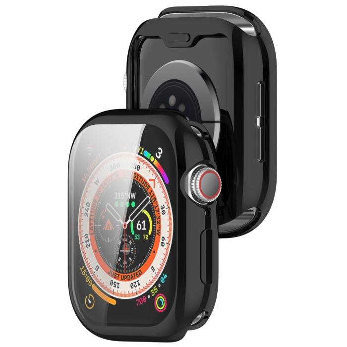 Bild 6,  Apple Watch 10 46 mm Skal Heltäckande TPU Svart - Teknikhallen.se