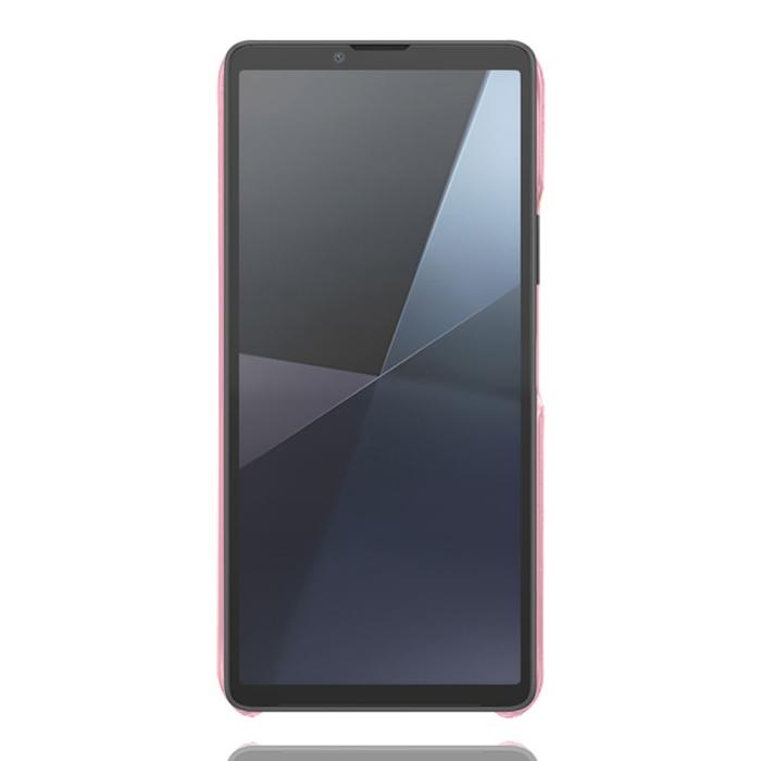 Bild 4,  Sony Xperia 10 VII Läderbelagt Skal Med Kortfack Roséguld - Teknikhallen.se