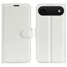  iPhone Air Fodral Litchi L&auml;der Vit - Teknikhallen.se
