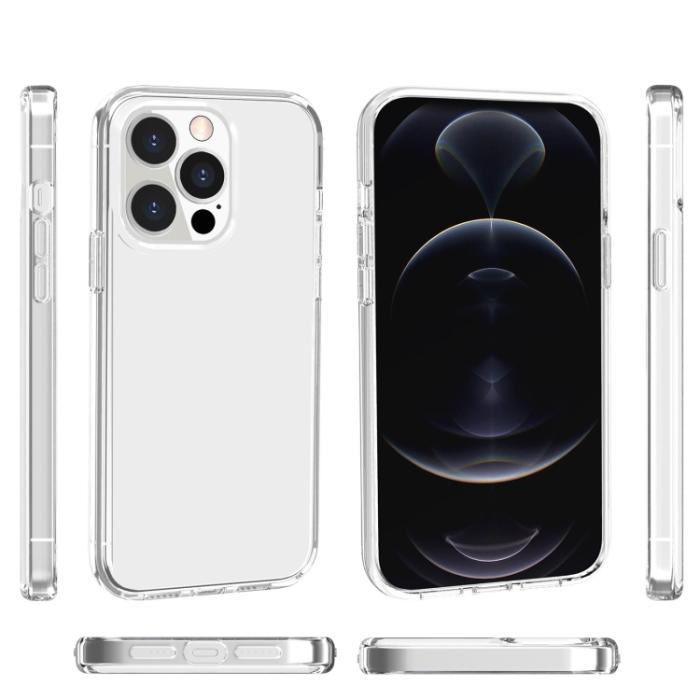 Bild 2,  iPhone 14 Pro Max Skal Shockproof Transparent - Teknikhallen.se