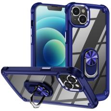  iPhone 15 Plus Skal Ring Shockproof Hybrid Bl&aring; - Teknikhallen.se