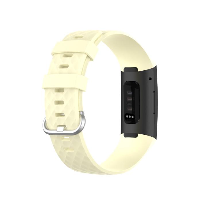 Bild 3,  Armband Fitbit Charge 3 / 4 Gul - Teknikhallen.se