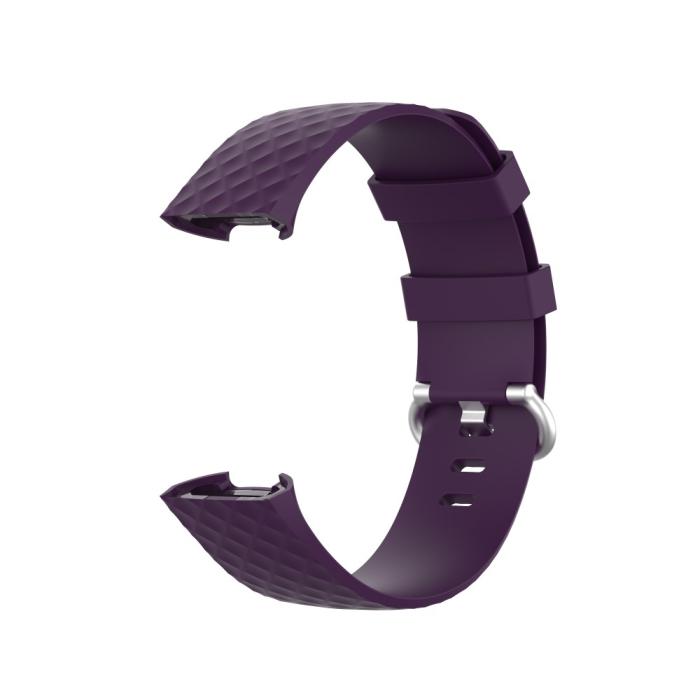 Bild 2,  Armband Fitbit Charge 3 / 4 Lila - Teknikhallen.se
