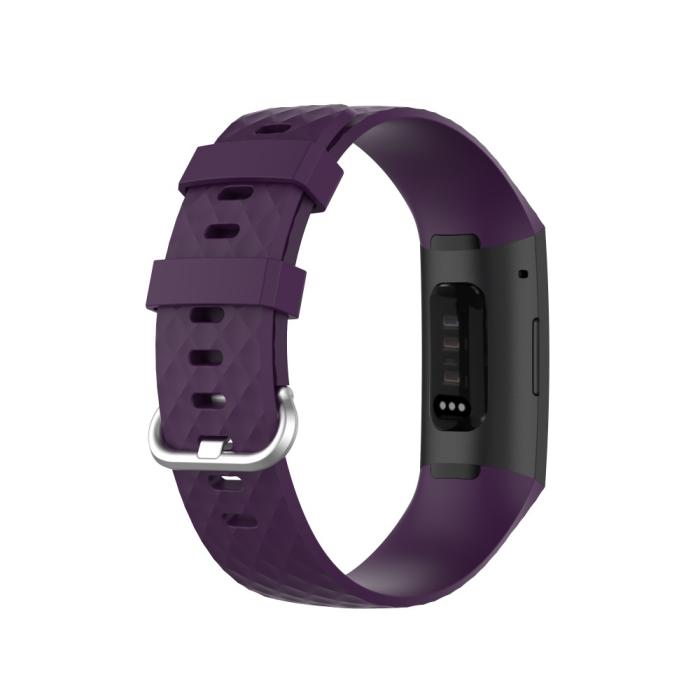 Bild 3,  Armband Fitbit Charge 3 / 4 Lila - Teknikhallen.se