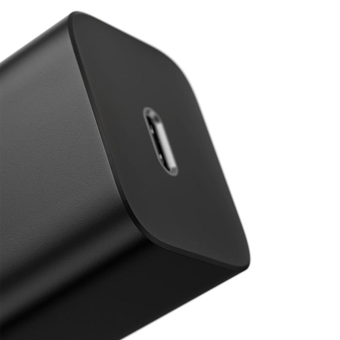 Bild 3, BASEUS Baseus Super Si 20W PD USB-C Snabbladdare - Svart - Teknikhallen.se