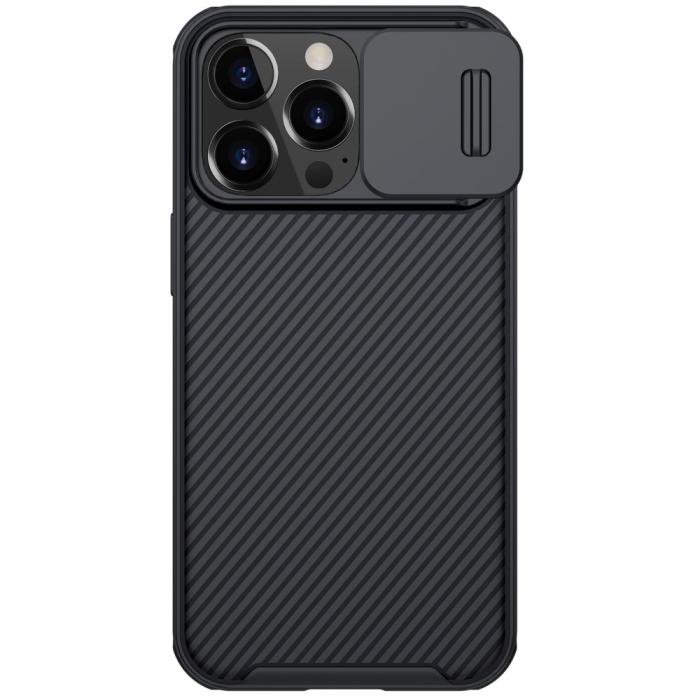Bild 2, NILLKIN iPhone 13 Pro - NILLKIN CamShield Pro Mobilskal - Svart - Teknikhallen.se