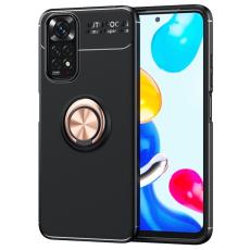  Xiaomi Redmi Note 11 4G Skal Ring Svart/Ros&eacute;guld - Teknikhallen.se