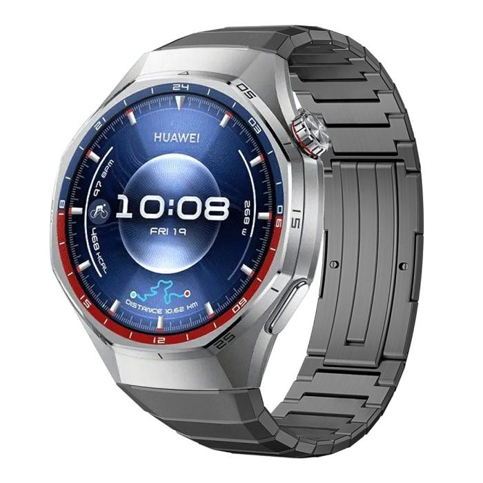 Bild 2,  Huawei Watch GT 6 Pro 46 mm Armband Rostfritt Stål Grå - Teknikhallen.se