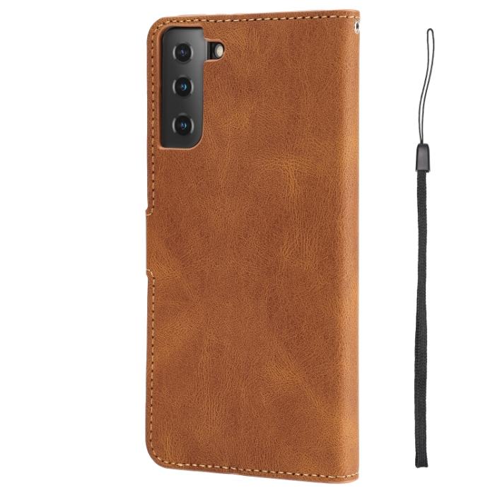 Bild 3,  Samsung Galaxy S22 Fodral Skin Touch Brun - Teknikhallen.se