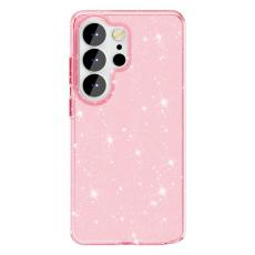  Samsung Galaxy S26 Ultra Skal Glitter TPU Rosa - Teknikhallen.se